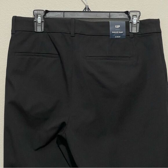 J Crew Fac NWT Petite Kallie Straight Leg Pant 12P High Rise Petite/Short Inseam - Picture 14 of 15